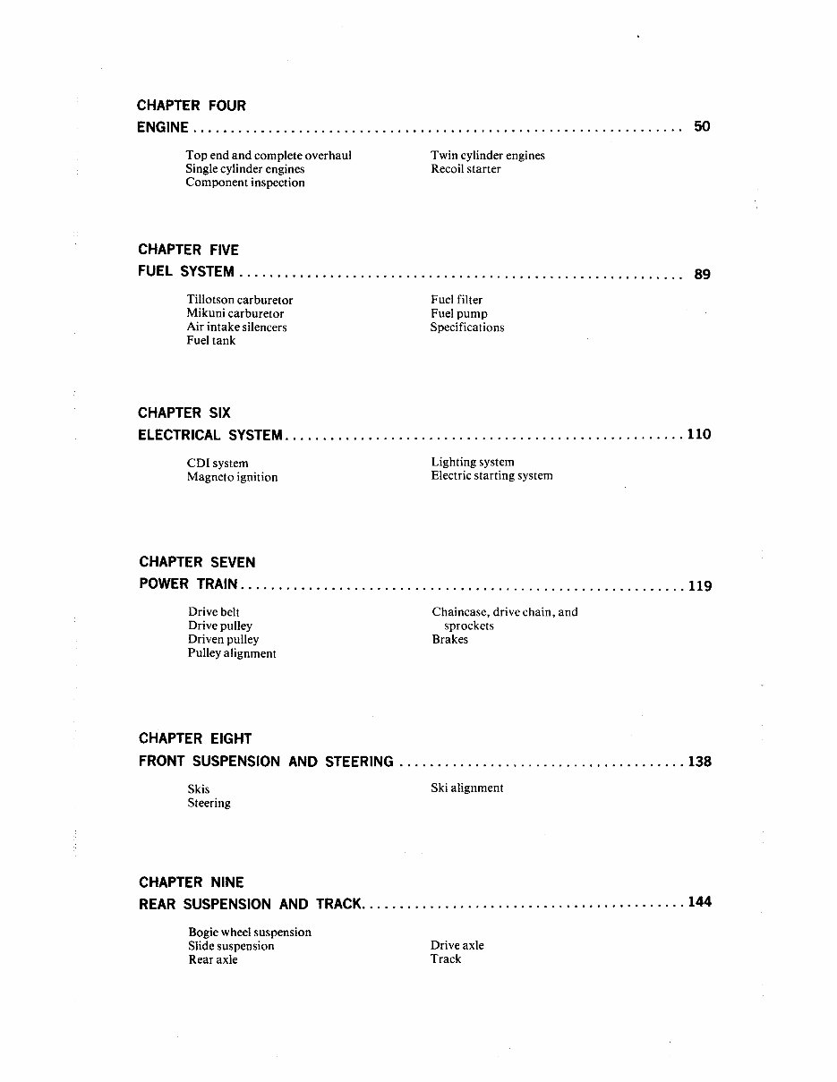 Ski-Doo Olympique 335 1970-1971! Snowmobile Service/Shop Manual Repair Instant preview img 4