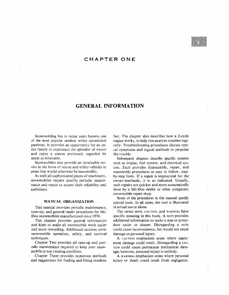 Ski-Doo Olympique 335 1970-1971! Snowmobile Service/Shop Manual Repair Instant preview img 8