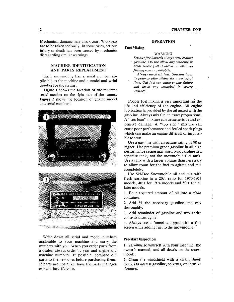 Ski-Doo Olympique 335 1970-1971! Snowmobile Service/Shop Manual Repair Instant preview img 9