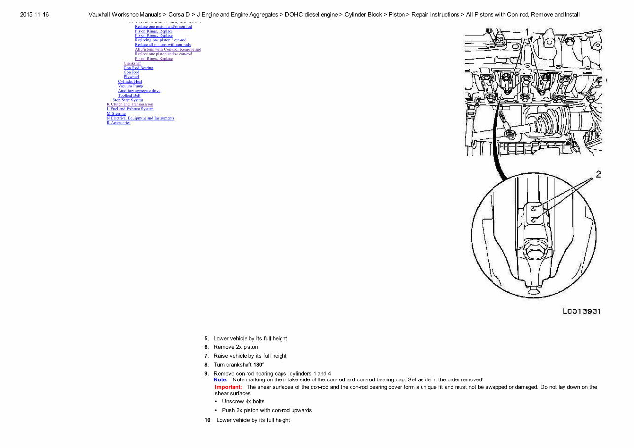 2009 VAUXHALL CORSA D Service and Repair Manual preview img 10
