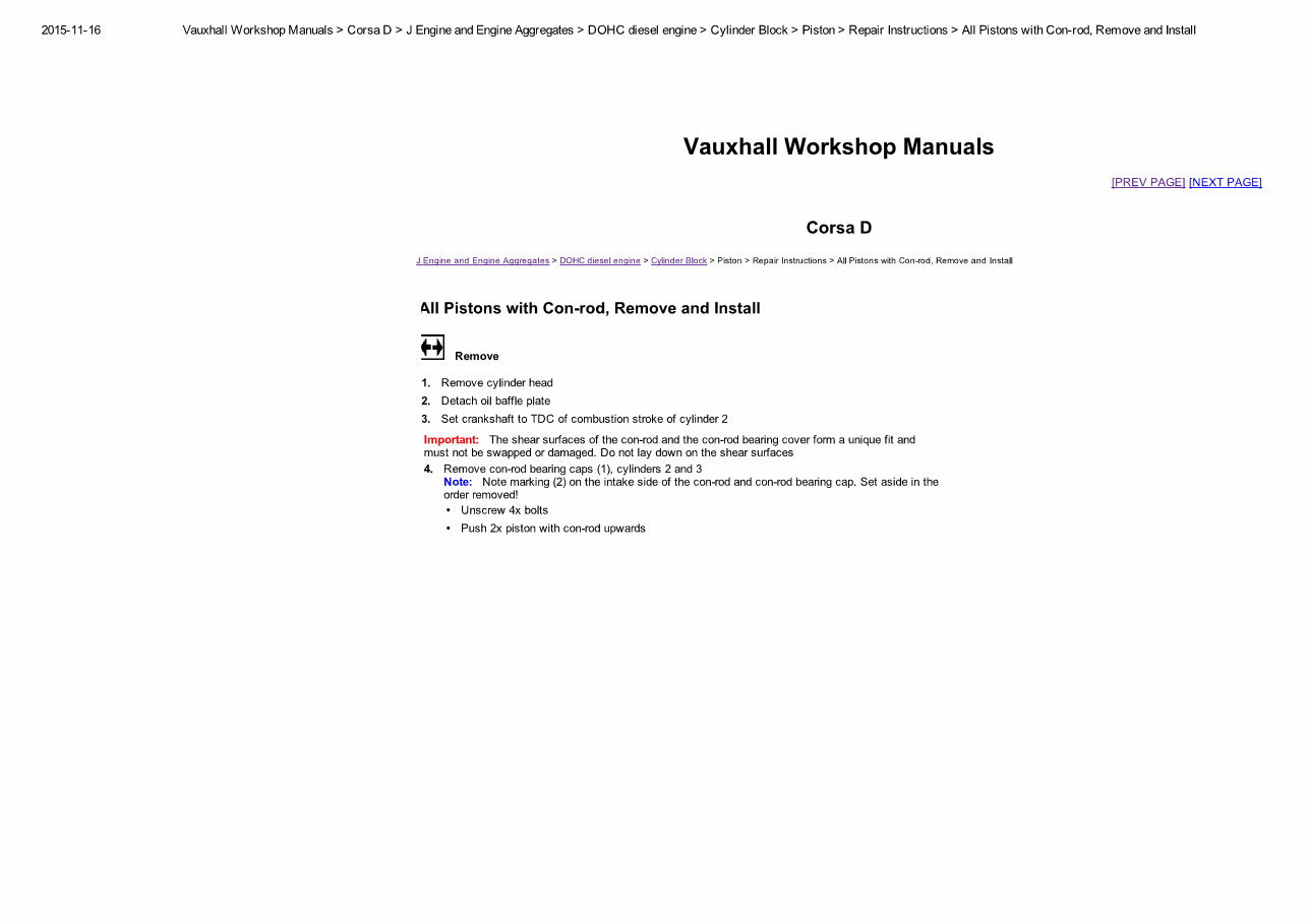 2009 VAUXHALL CORSA D Service and Repair Manual preview img 9