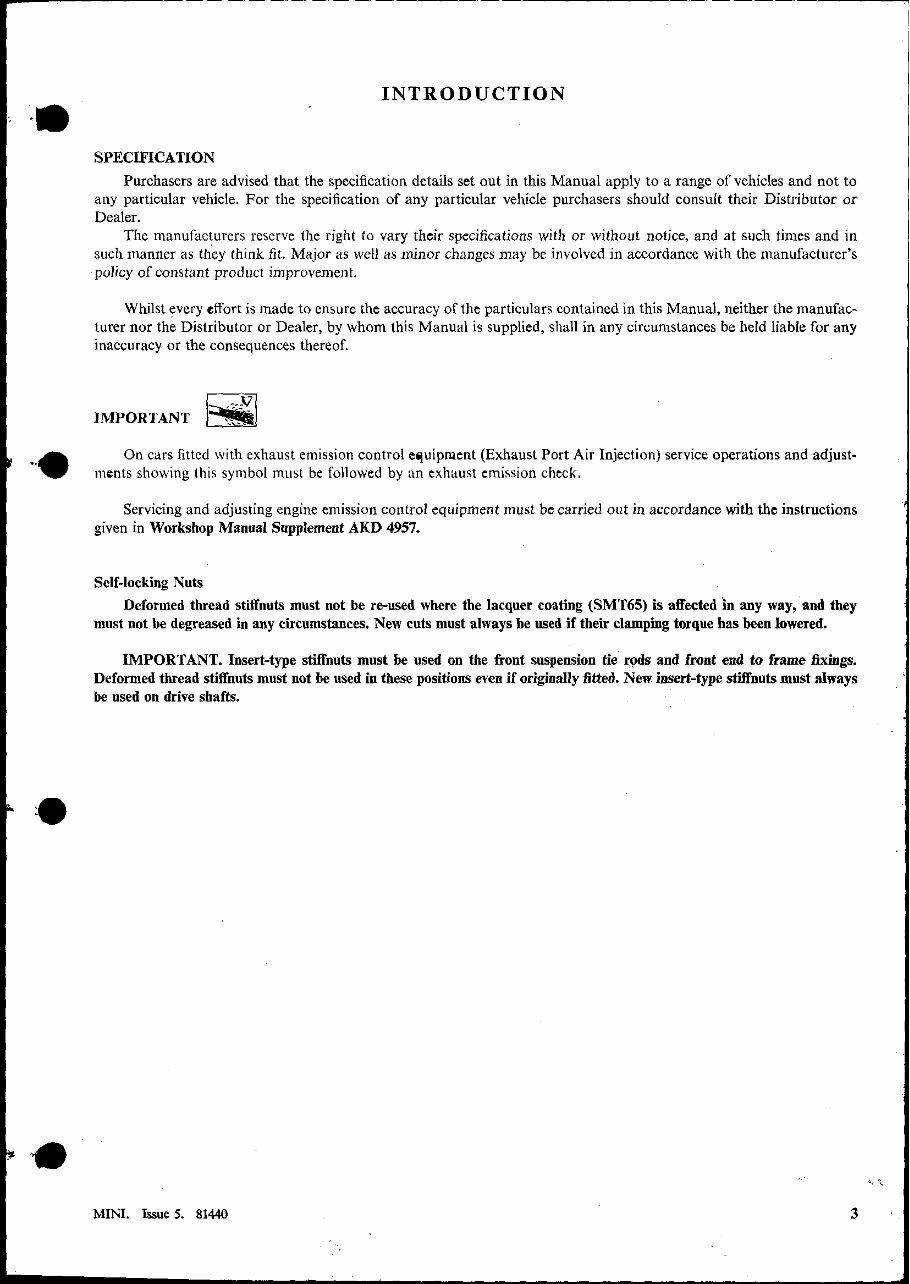 1964-1989 MINI Moke Service & Repair Manual preview img 3
