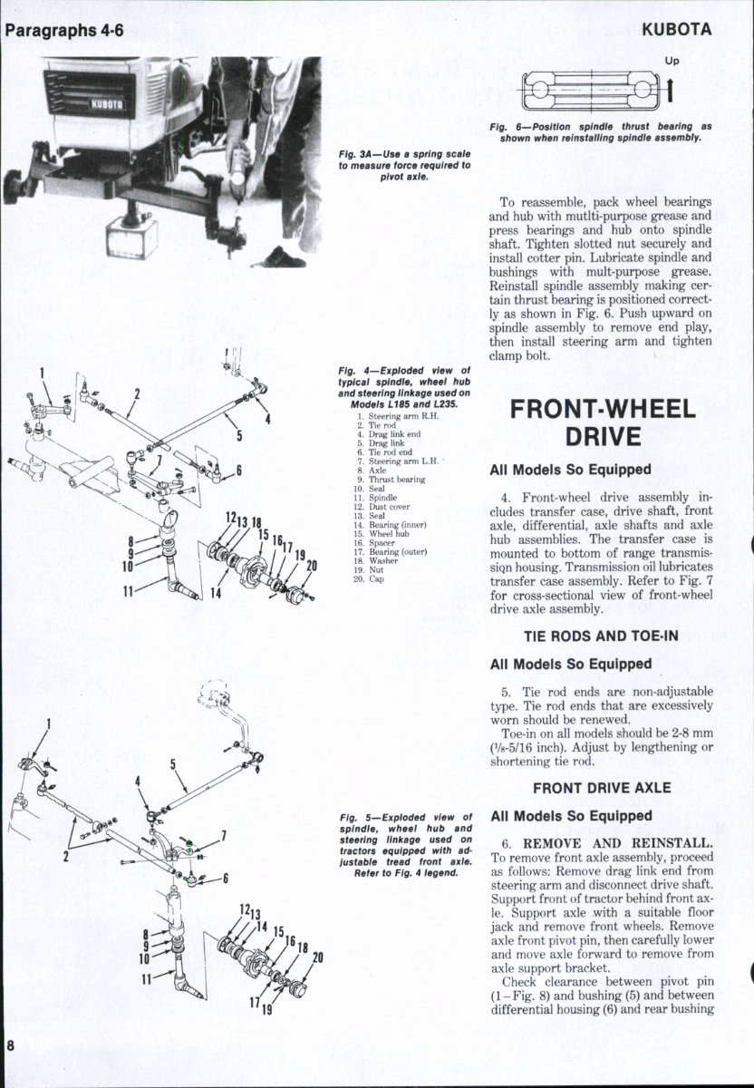 Kubota L295 Tractor Factory Service Repair Manual preview img 7
