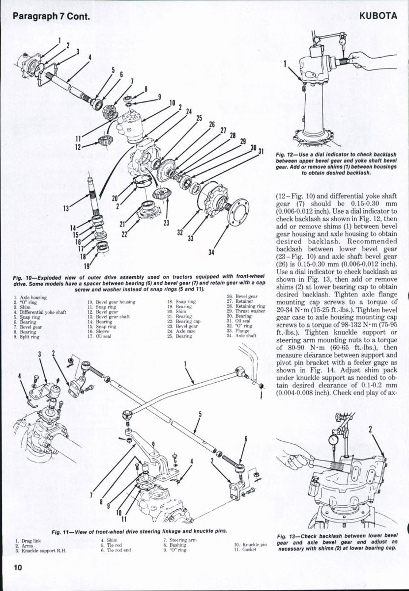 Kubota L295 Tractor Factory Service Repair Manual preview img 9