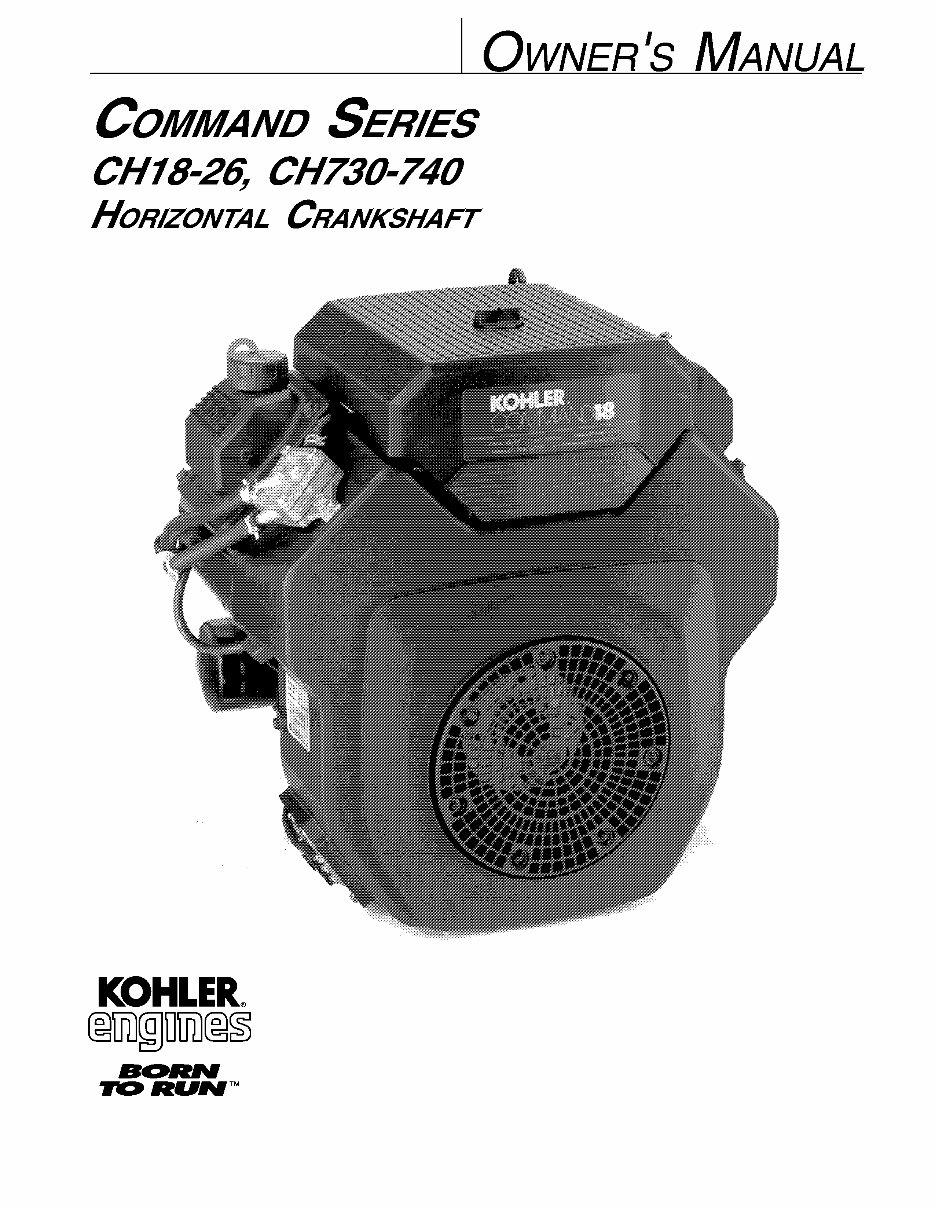Kohler CH730 Engine Full Service Repair Manual preview img 1