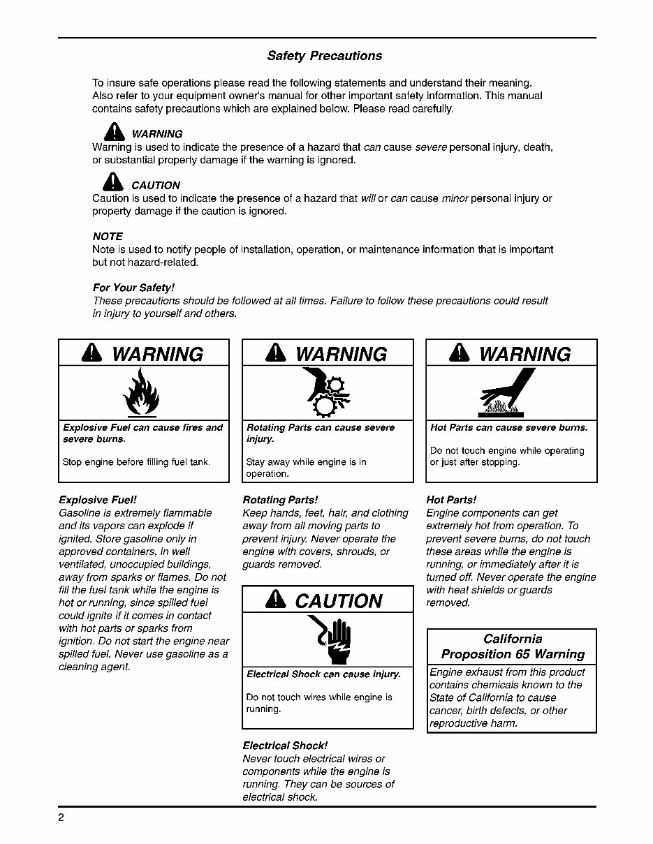 Kohler CH730 Engine Full Service Repair Manual preview img 2