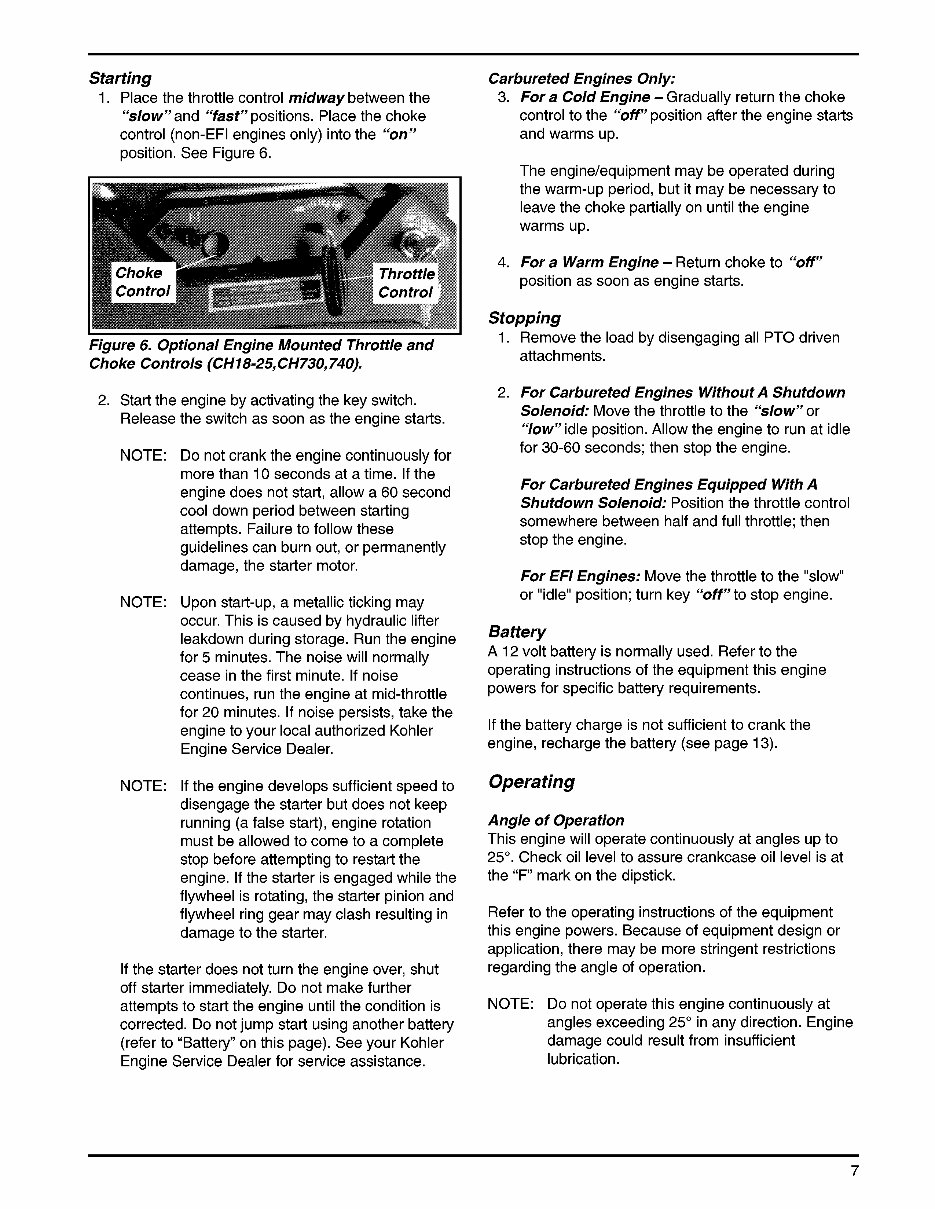 Kohler CH730 Engine Full Service Repair Manual preview img 7