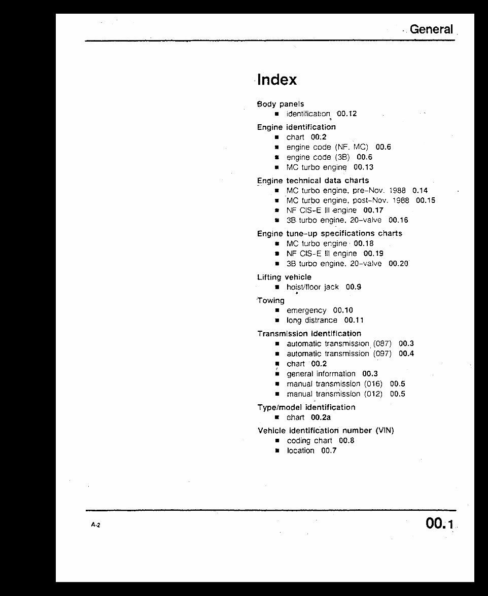 AUDI 100 200 Workshop Manual 1989-1991 preview img 1