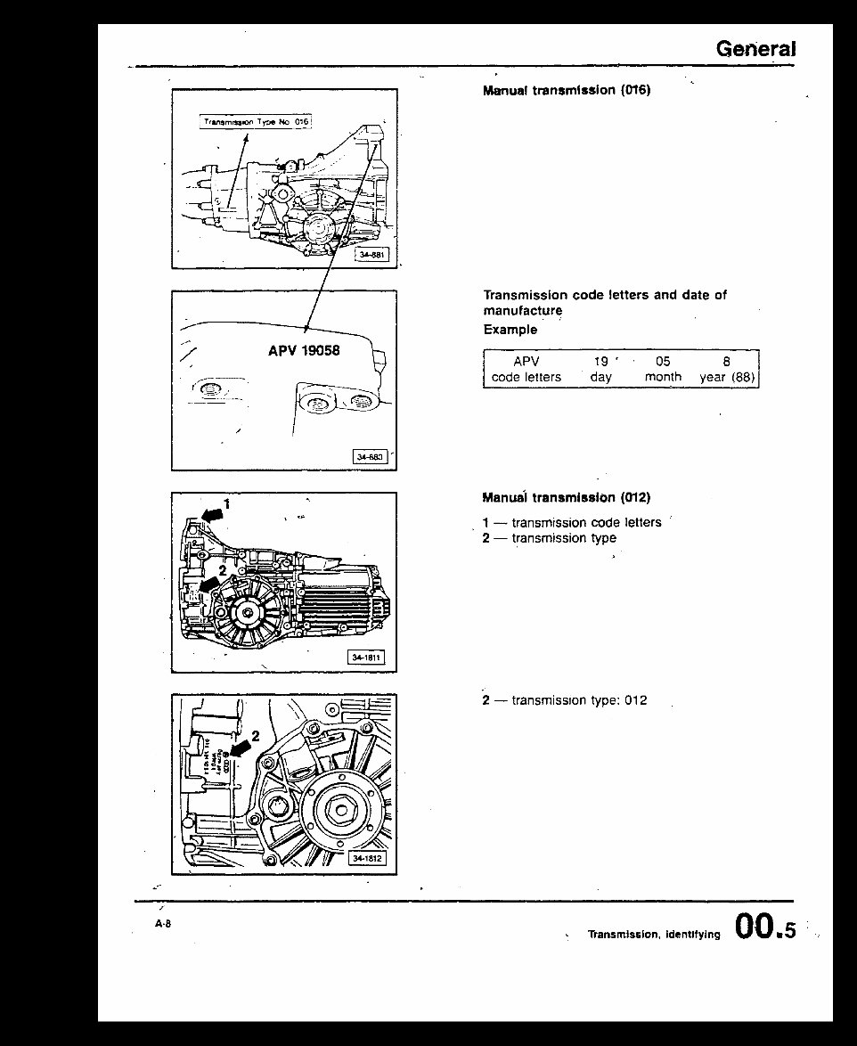 AUDI 100 200 Workshop Manual 1989-1991 preview img 7