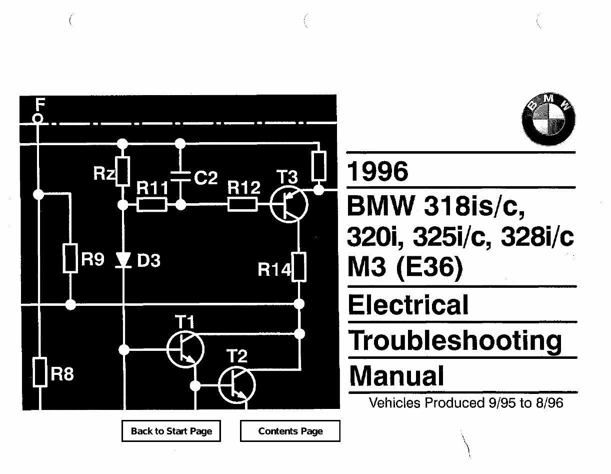 1992-1998 BMW 318i 323i 325i 328i M3 E36 Service & Repair Manual preview img 1