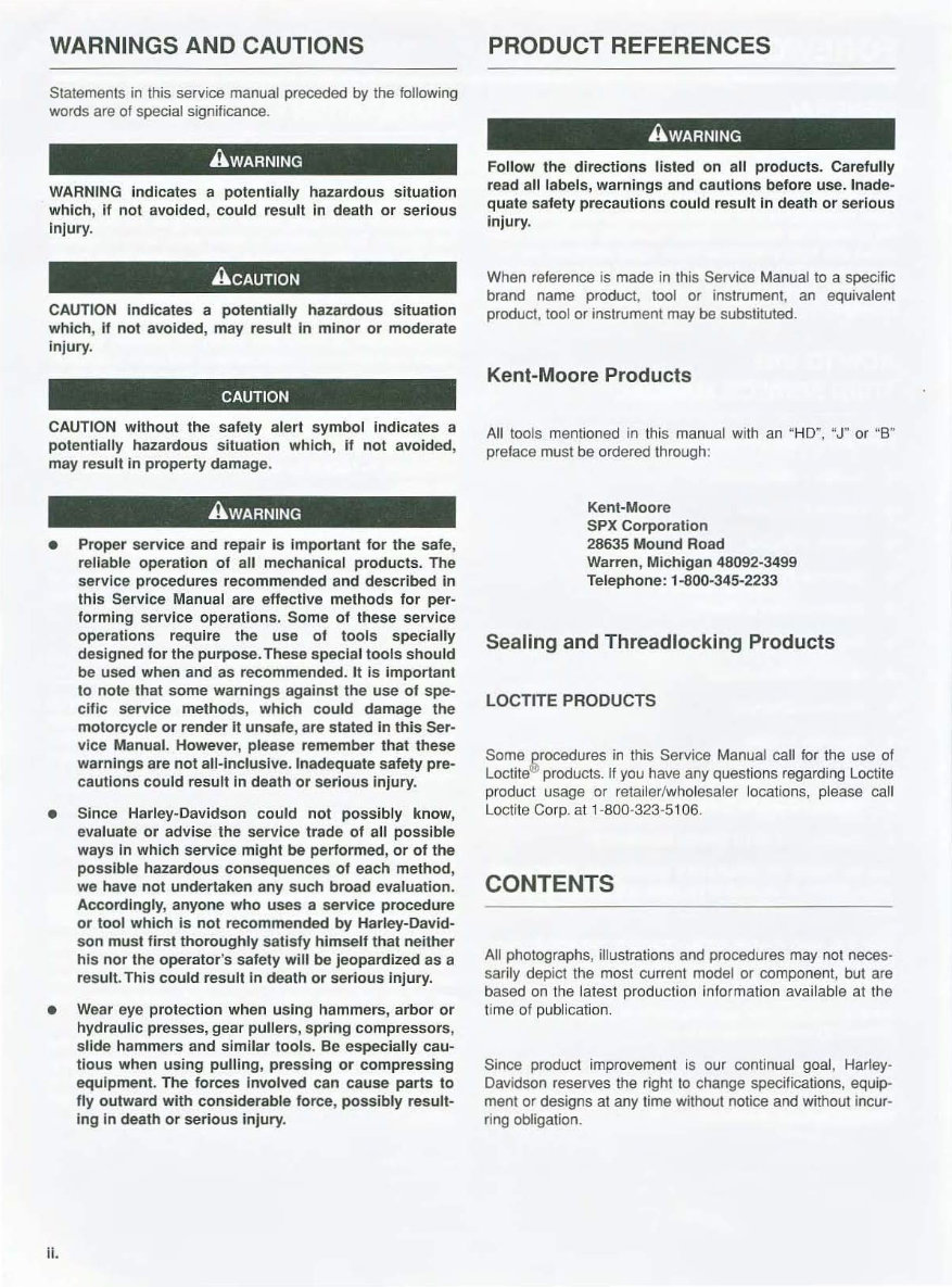 2000 Harley Davidson FXSTD Softail Deuce Factory Service & Work Shop Manual preview img 4