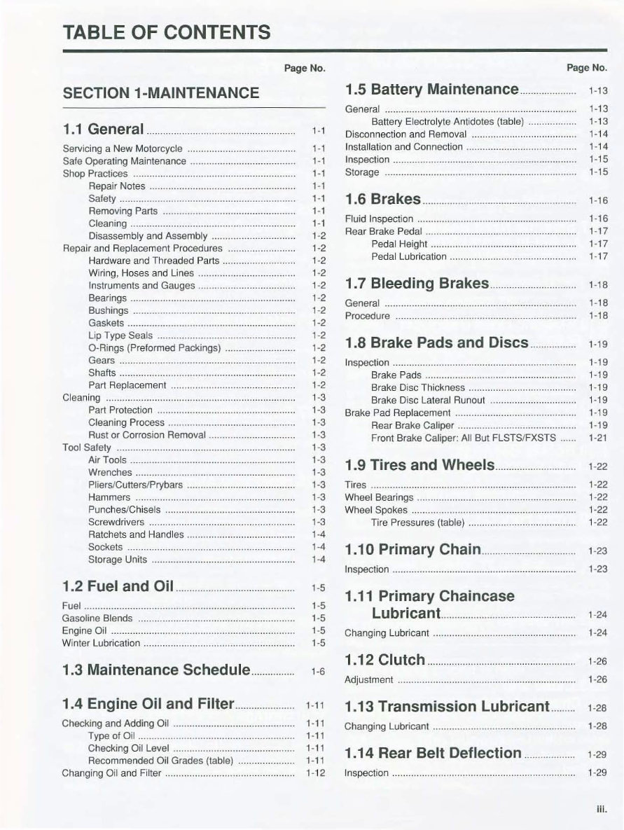 2000 Harley Davidson FXSTD Softail Deuce Factory Service & Work Shop Manual preview img 5