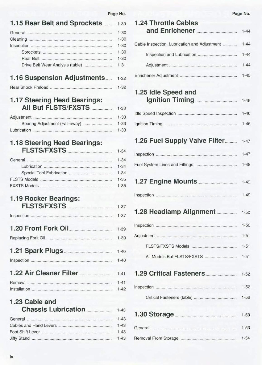 2000 Harley Davidson FXSTD Softail Deuce Factory Service & Work Shop Manual preview img 6