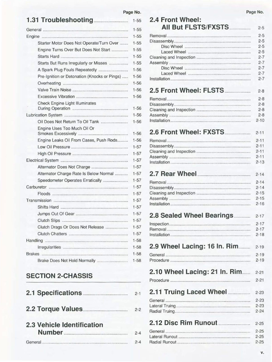 2000 Harley Davidson FXSTD Softail Deuce Factory Service & Work Shop Manual preview img 7