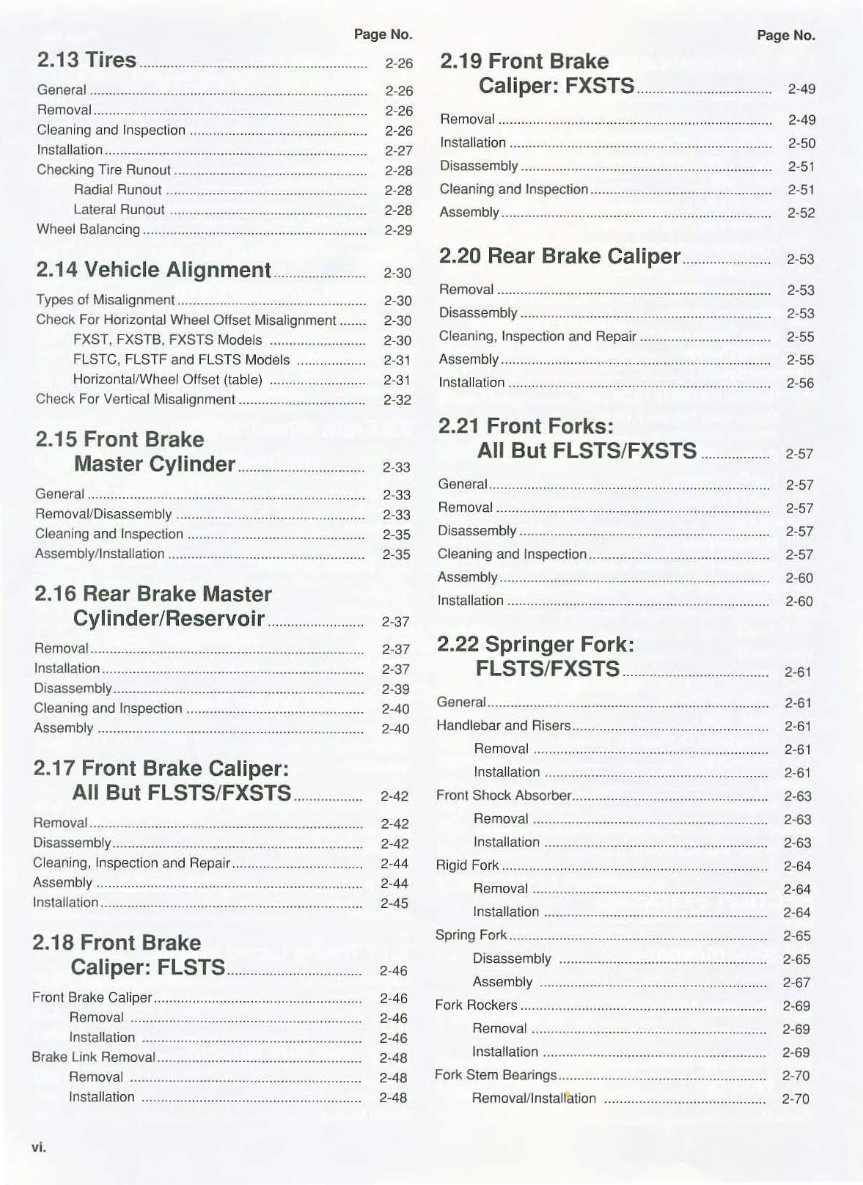 2000 Harley Davidson FXSTD Softail Deuce Factory Service & Work Shop Manual preview img 8