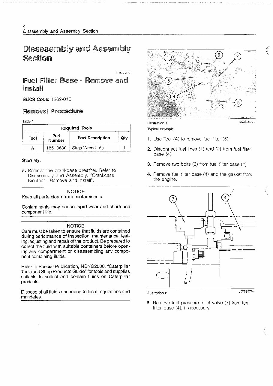 Caterpillar (CAT) 3114, 3116, 3126 Engines OEM Service & Repair Manual preview img 4