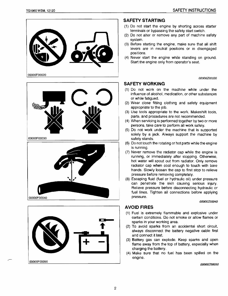 KUBOTA TG1860 TG1860G Tractor Full Service Repair Manual preview img 1