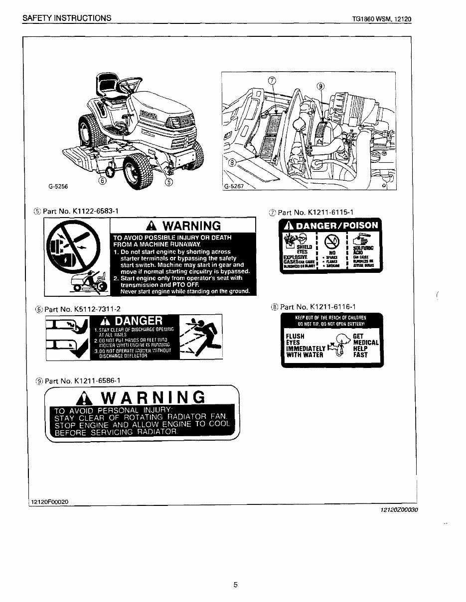 KUBOTA TG1860 TG1860G Tractor Full Service Repair Manual preview img 4