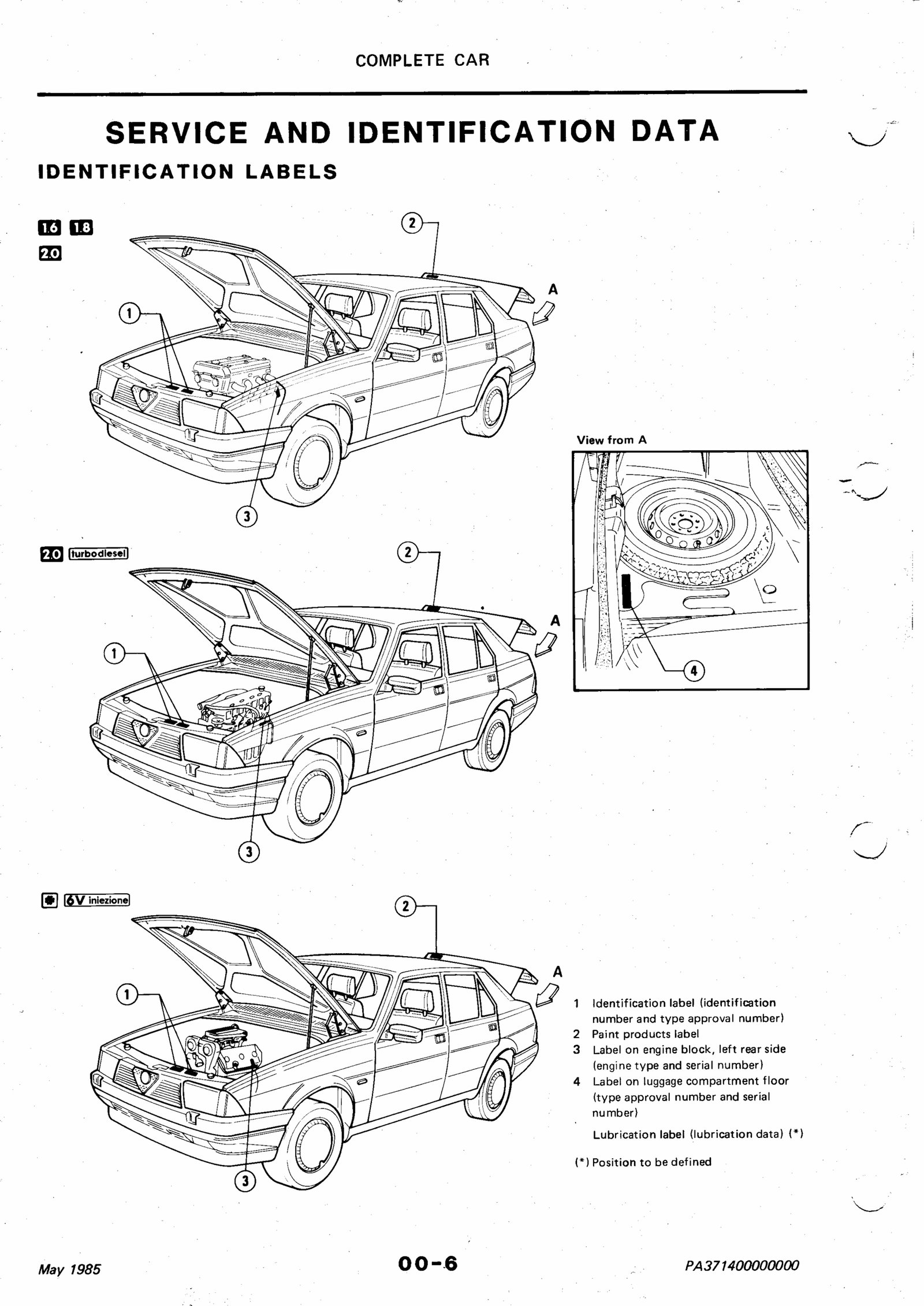 1985-1989 Alfa Romeo 75 2.5L V6 Milano Service & Repair Manual preview img 7