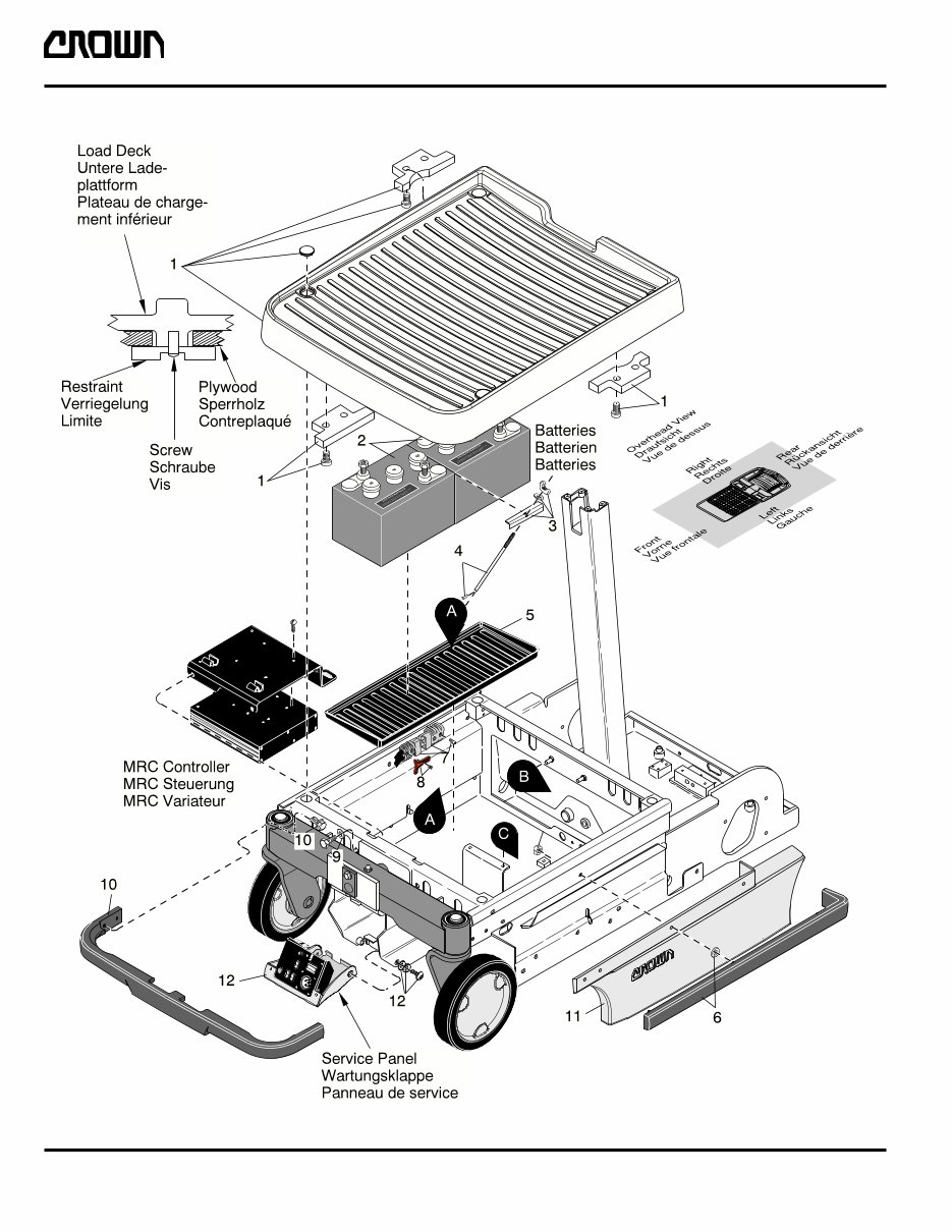 Crown Forklift WAVE Series Parts Manual preview img 2