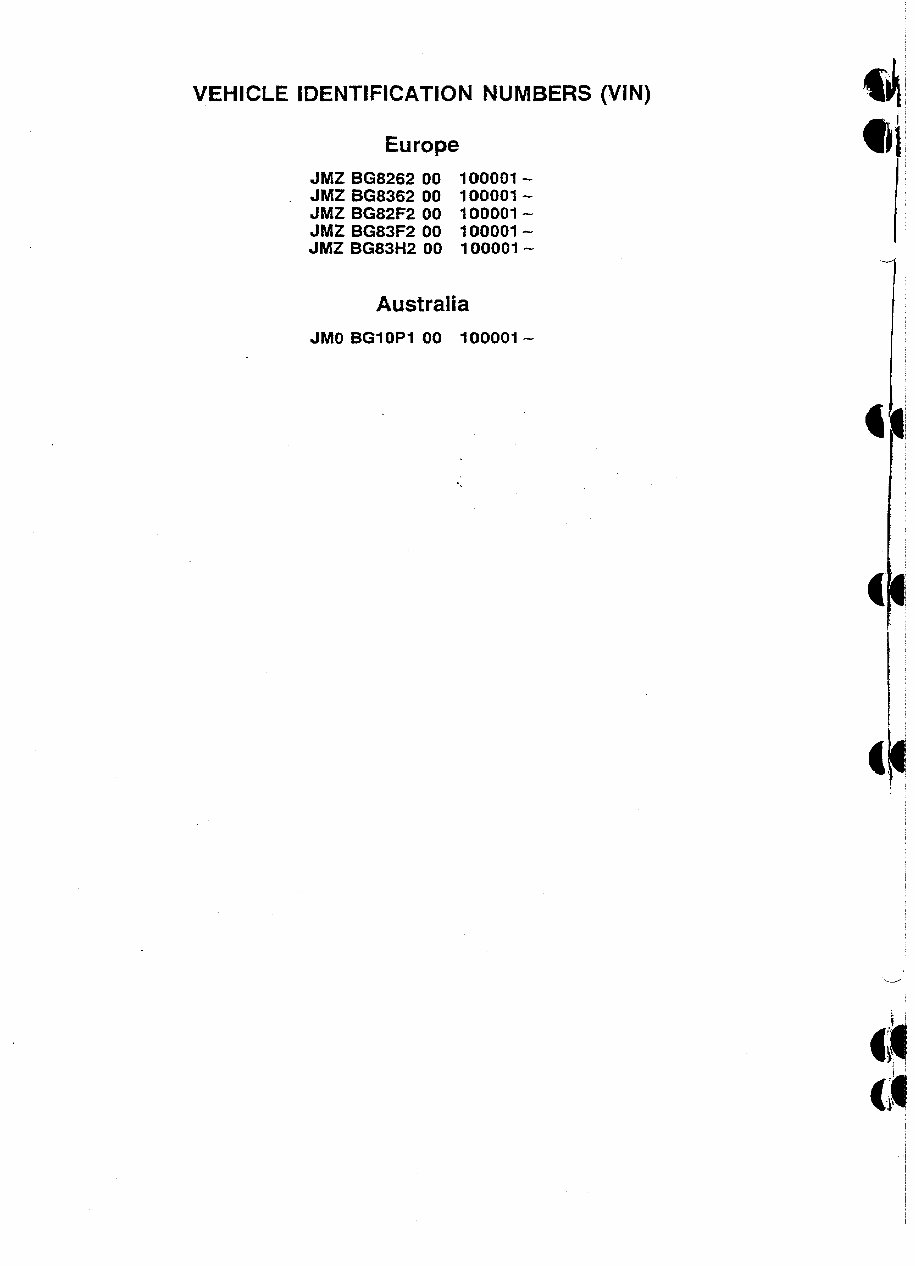 1992 Mazda 323 GTR Service & Repair Manual preview img 3