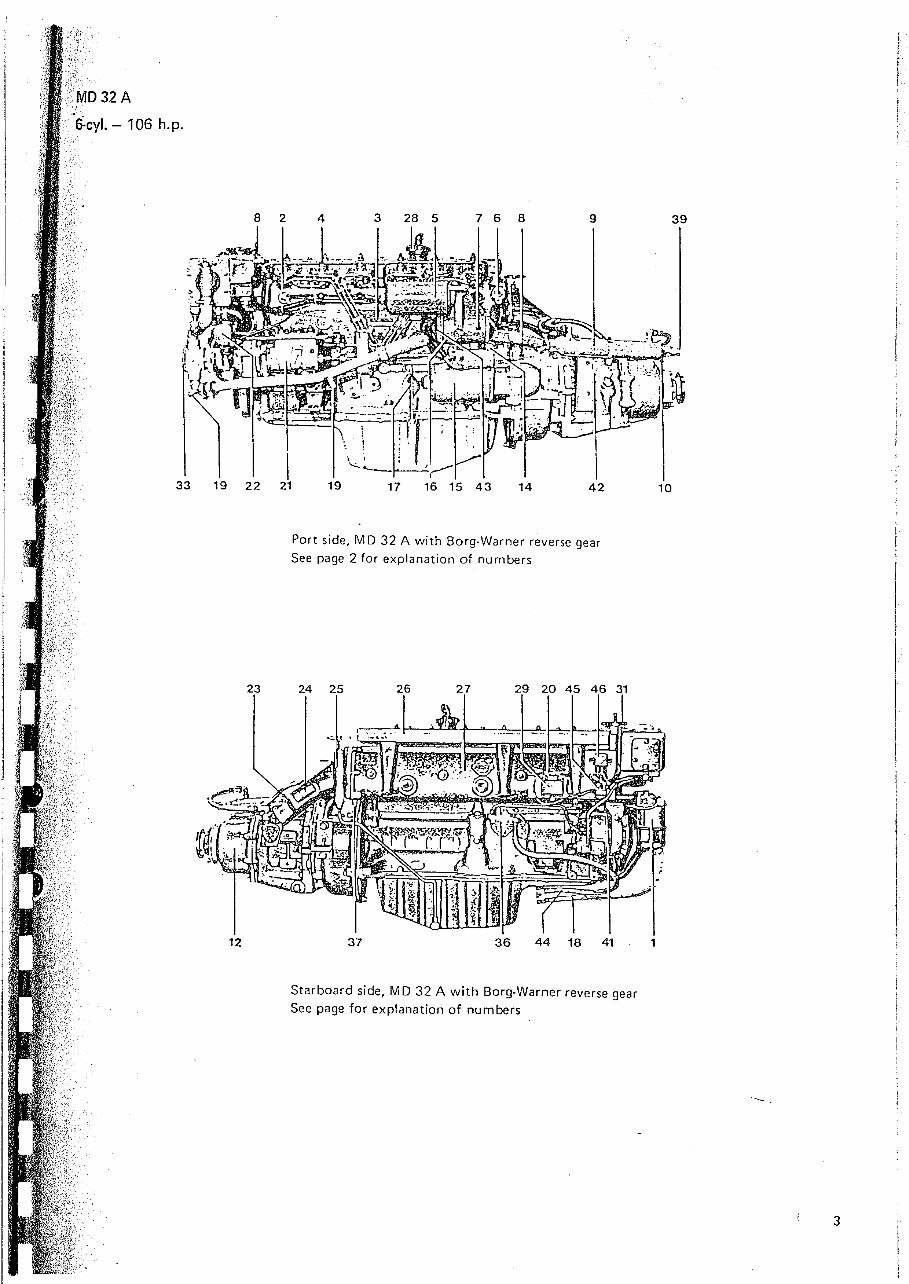 Volvo Penta Md21a, Aqd21a, Md32a, Aqd32a Marine Diesel Engines Workshop Service Repair Manual preview img 5