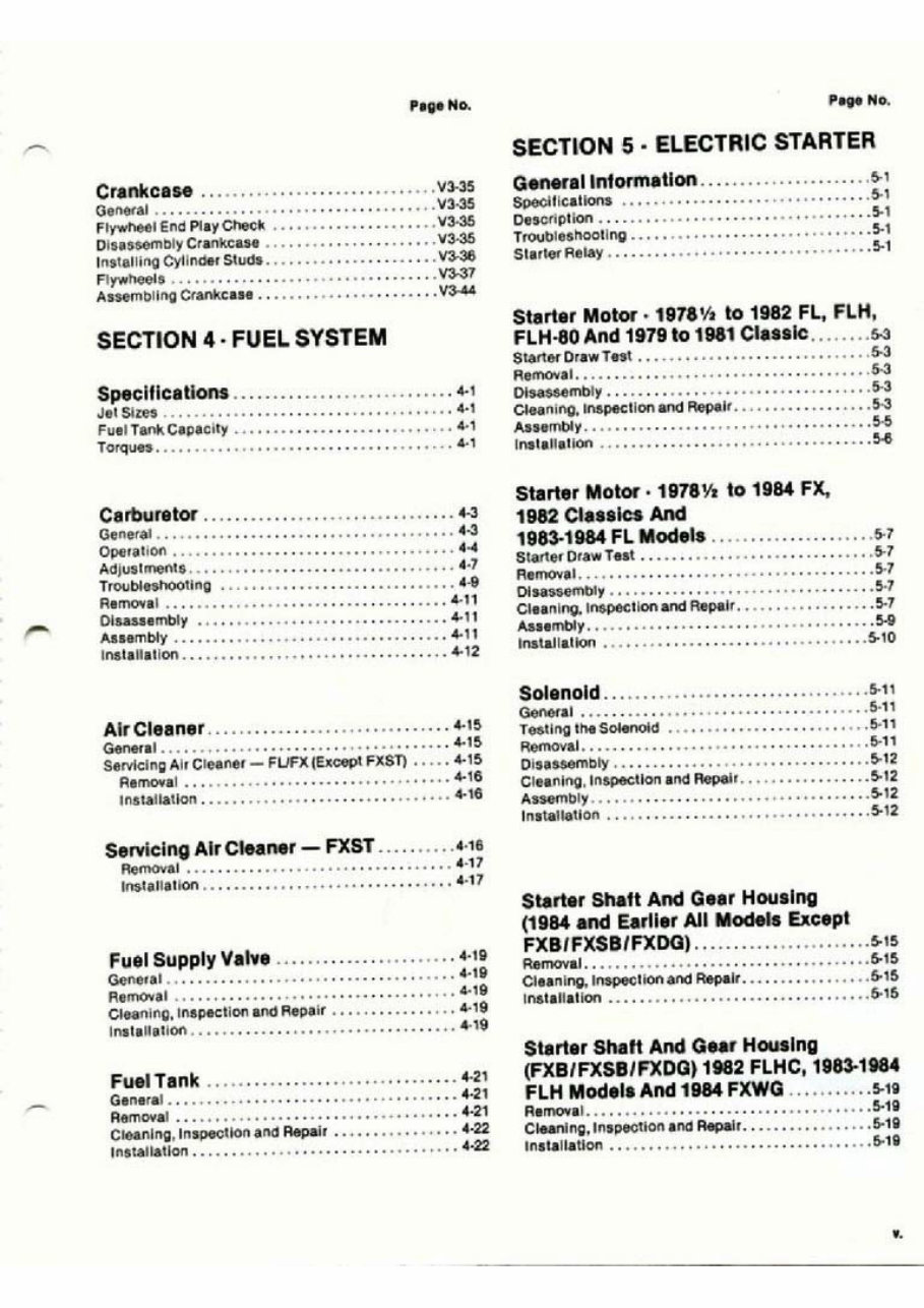 Harley Davidson Shovelhead FLHS 1983 Service Repair Manual preview img 9