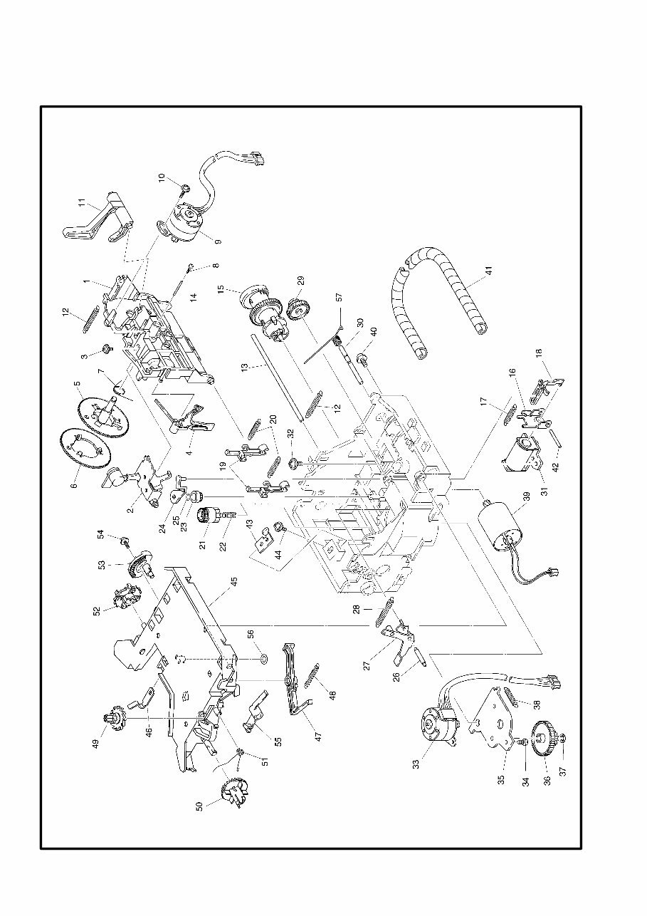 Brother Electronic Typewriter AX410 / GX100 / AX400 Parts Reference List preview img 10