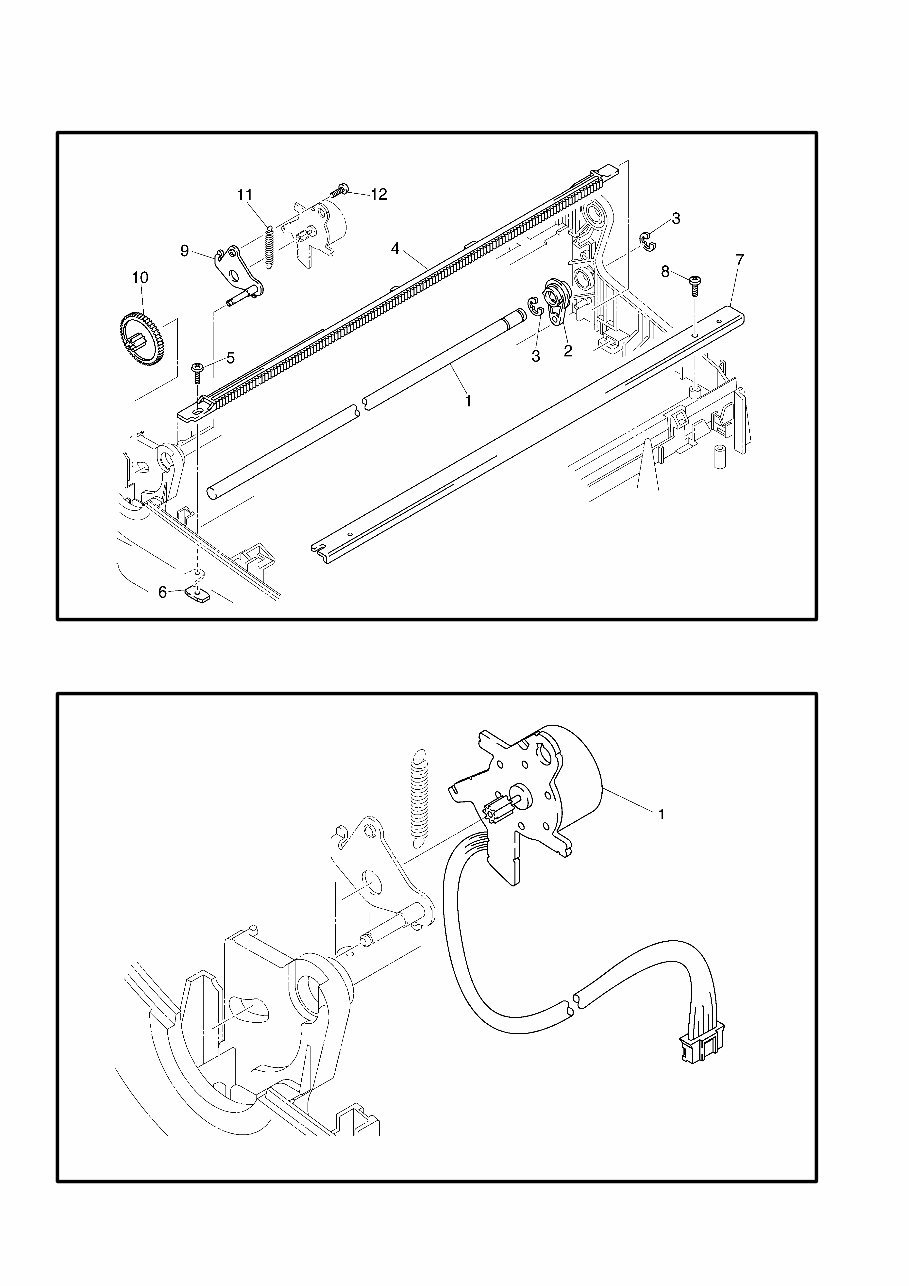 Brother Electronic Typewriter AX410 / GX100 / AX400 Parts Reference List preview img 8