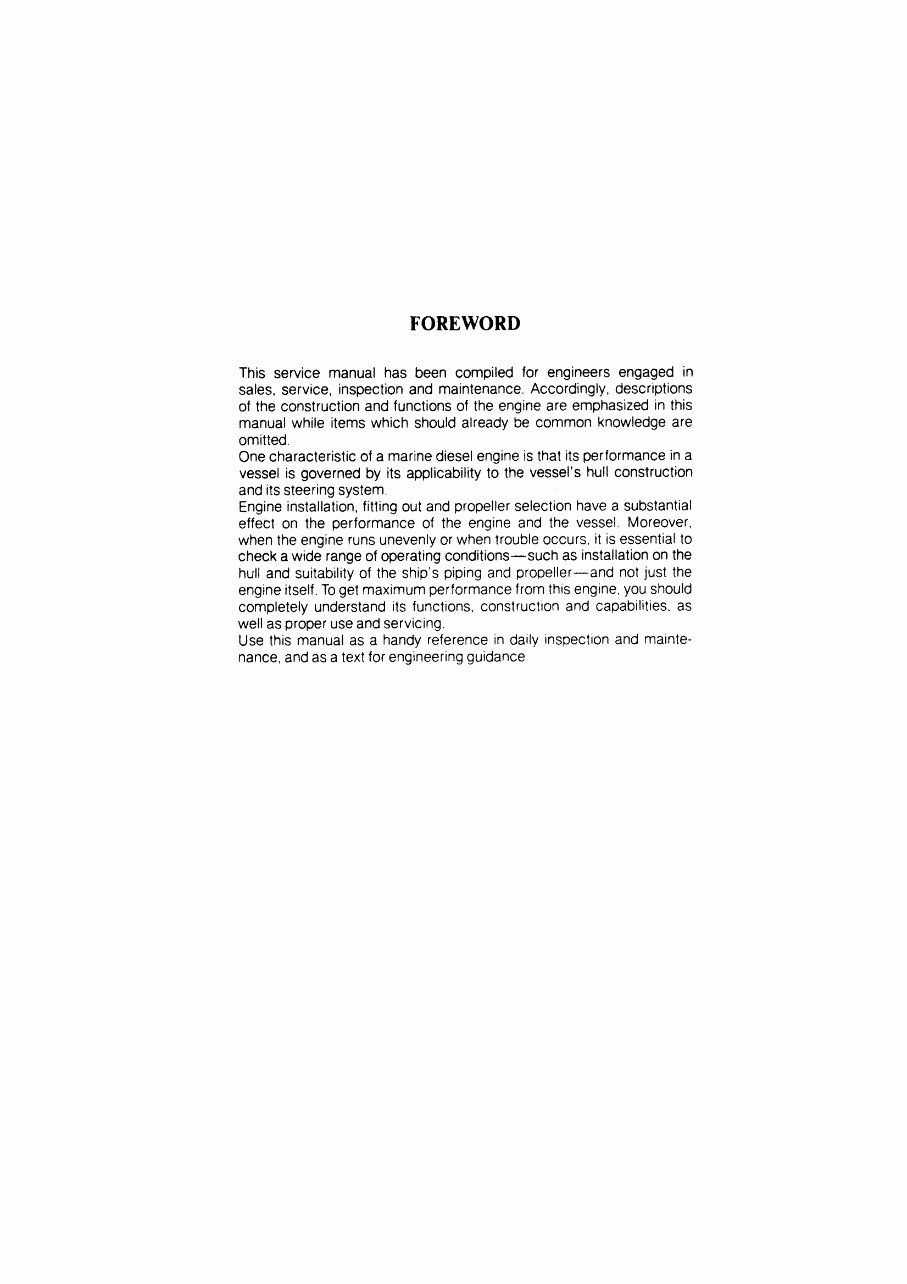 Yanmar 2QM20(H)/3QM30(H) Marine Diesel Engines OEM Service & Repair Manual preview img 3