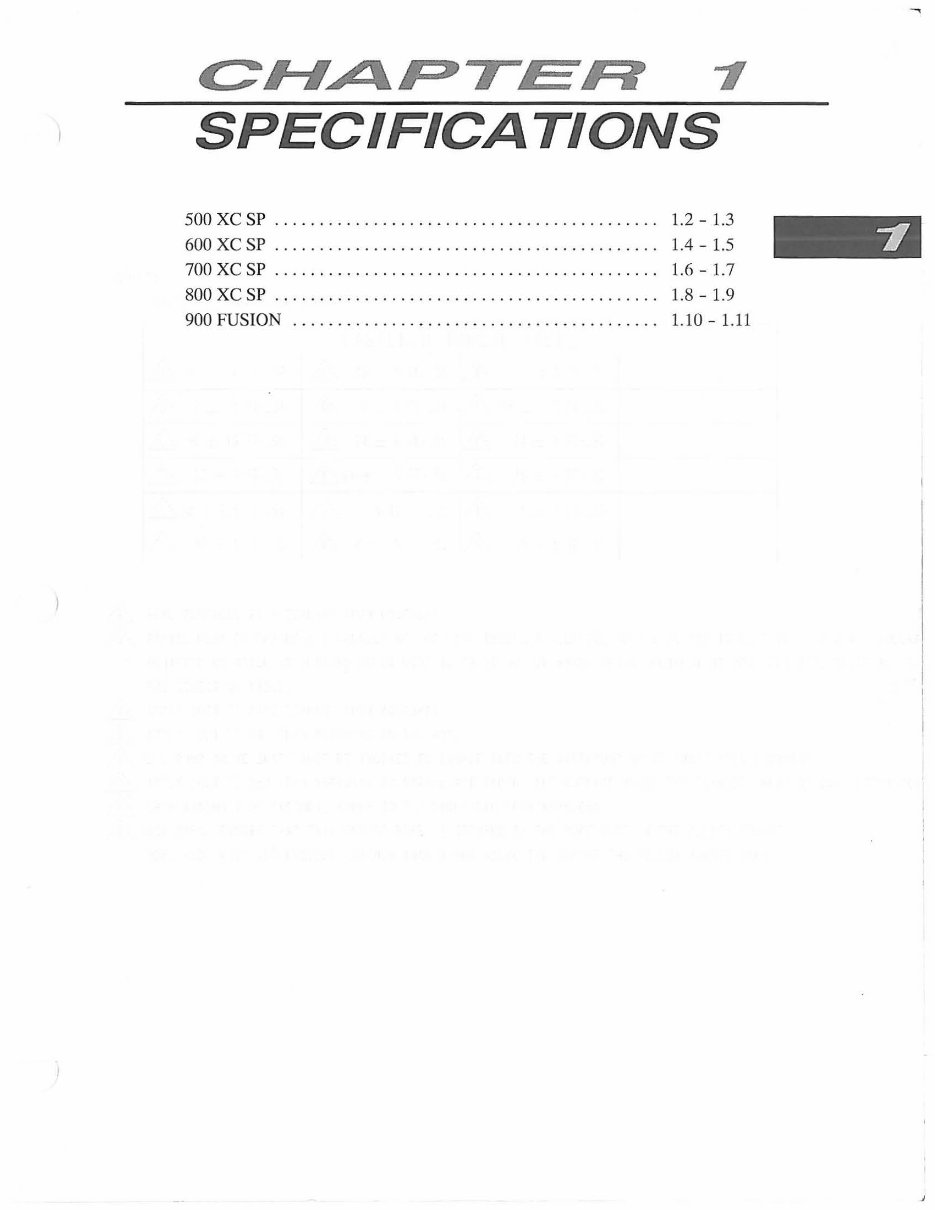 2005 Polaris Fusion 900 Service & Repair Manual preview img 5