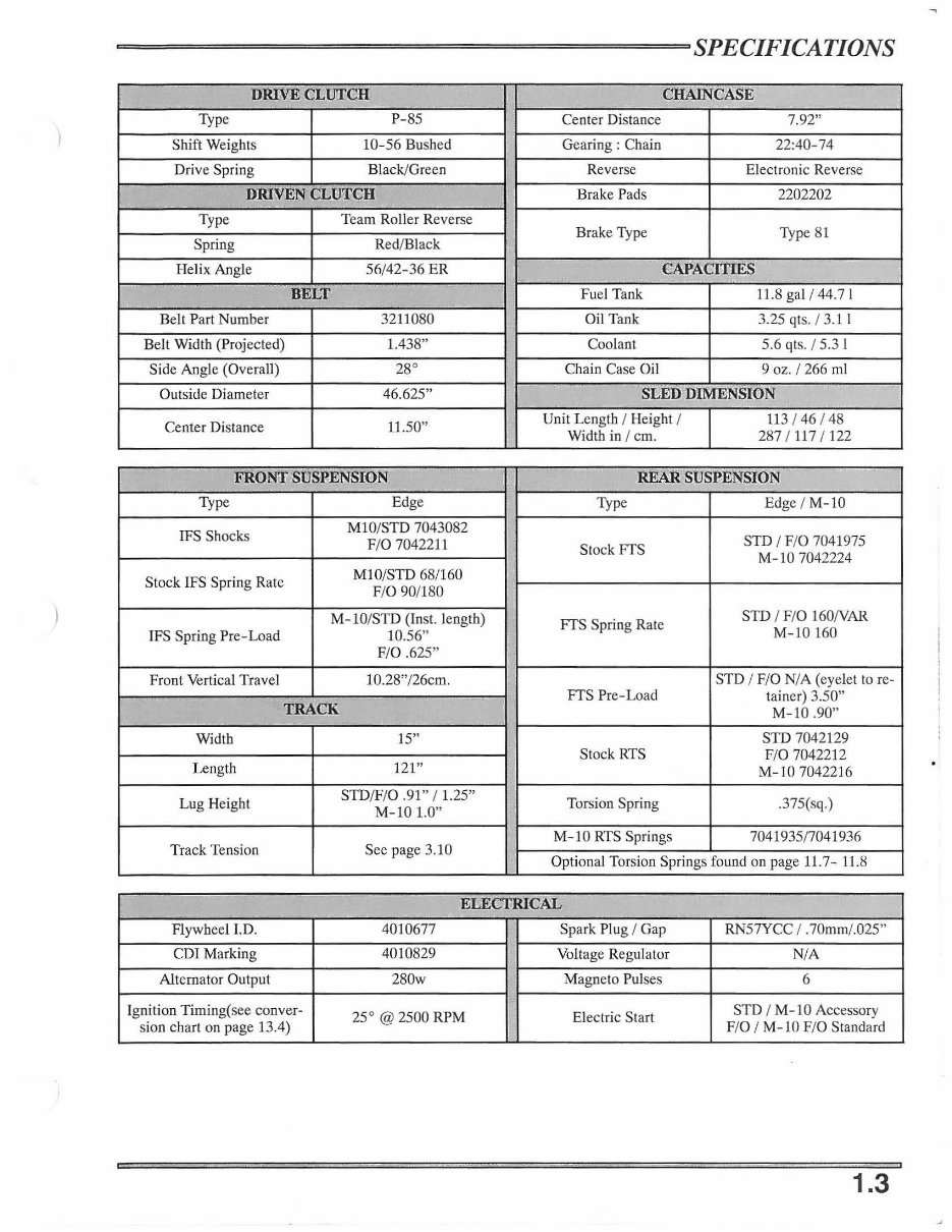 2005 Polaris Fusion 900 Service & Repair Manual preview img 9