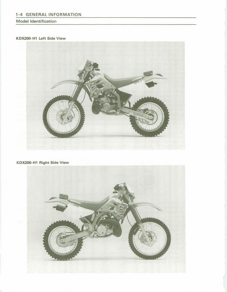 1998 1999 2000 Kawasaki KDX200 Service Repair Manual preview img 10