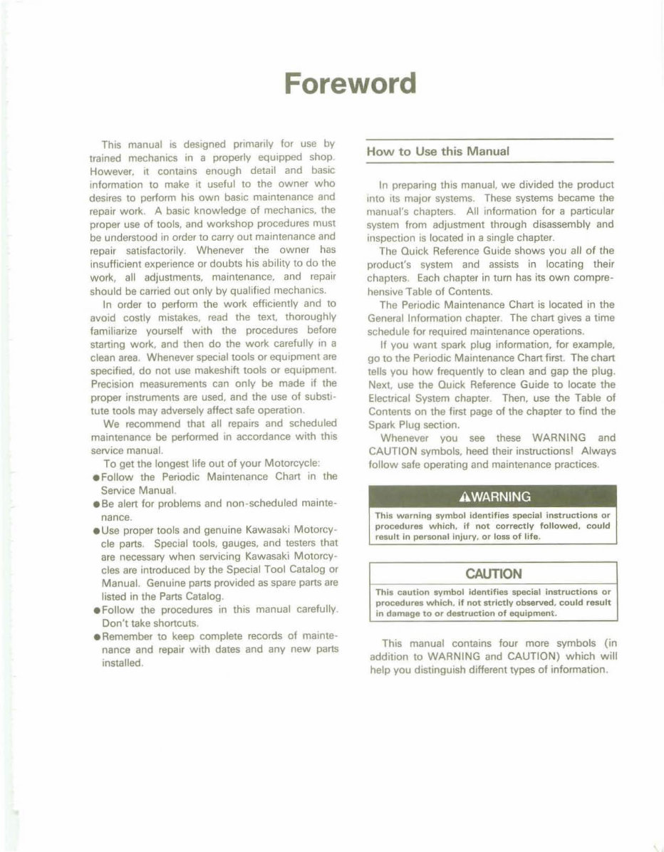 1998 1999 2000 Kawasaki KDX200 Service Repair Manual preview img 5