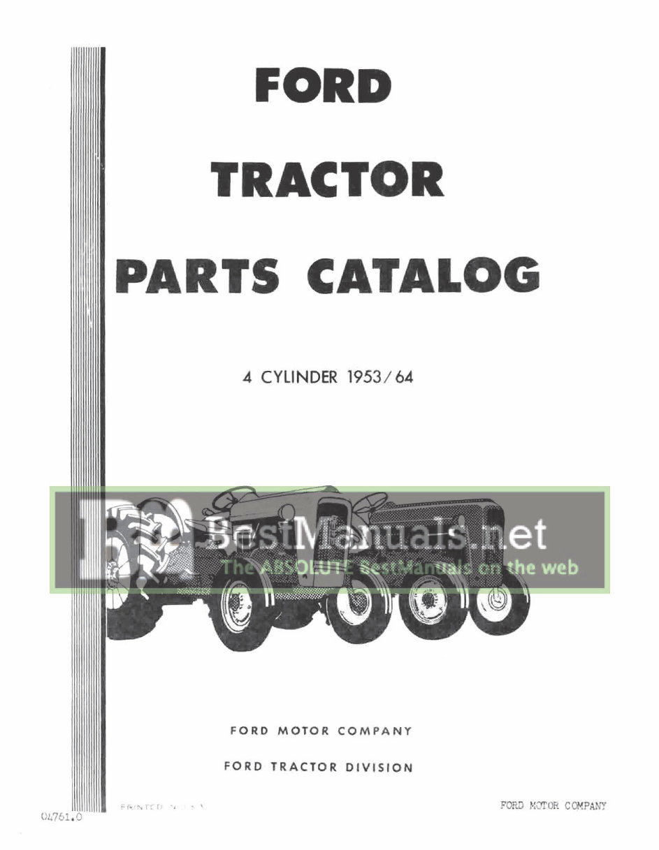 Ford 640 650 660 850 & 860 Tractor Service, Parts, Owners -6- Manuals - preview img 1