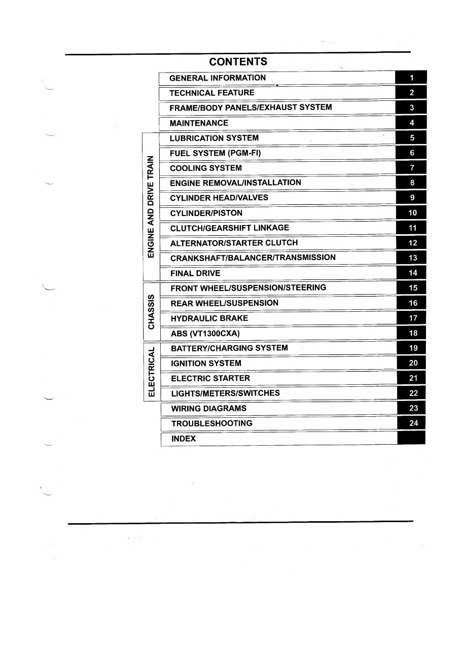 2010 Honda Fury (VT1300CX / VT1300CXA) Service & Repair Manual preview img 2