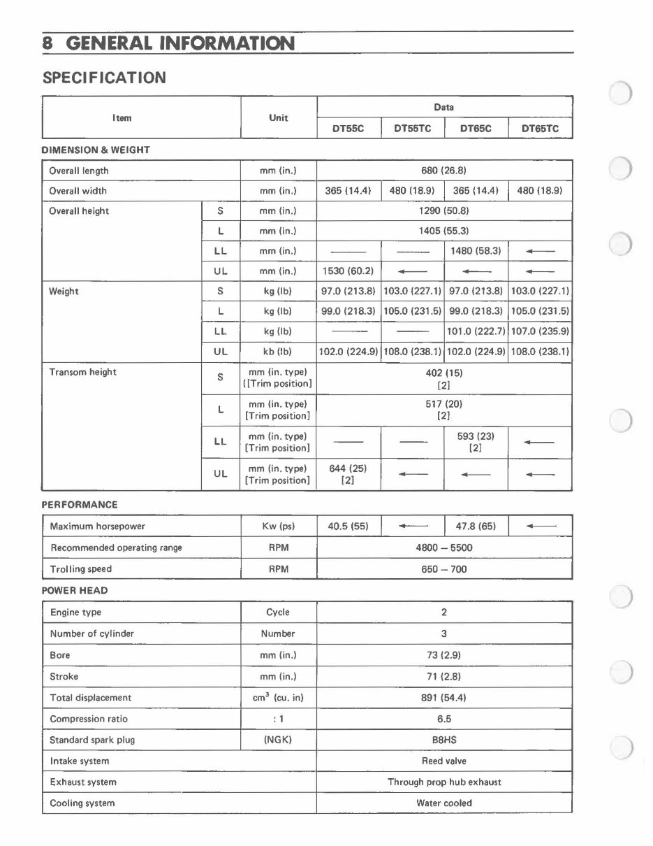 1985-1991 Suzuki DT55 DT65 3-Cylinder 2-Stroke Outboard Motor Service & Repair Manual preview img 6