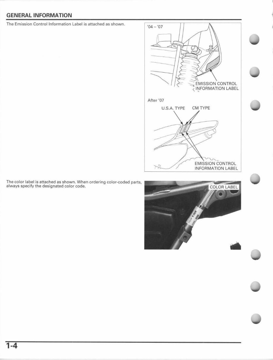 2004 - 2013 HONDA CRF80F CRF100F Repair Service Manual preview img 8