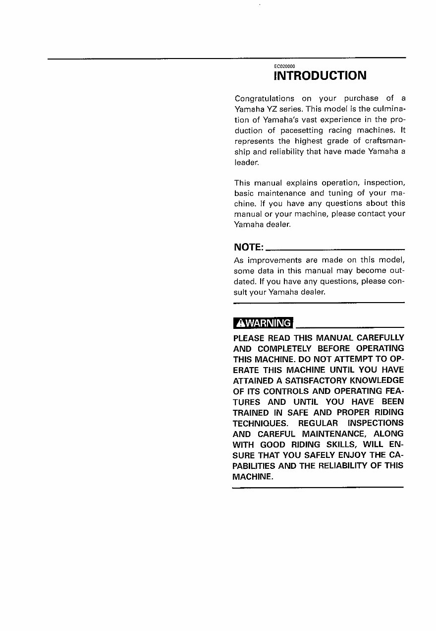 Yamaha YZ125 YZ 125 Workshop Service Repair Manual preview img 5