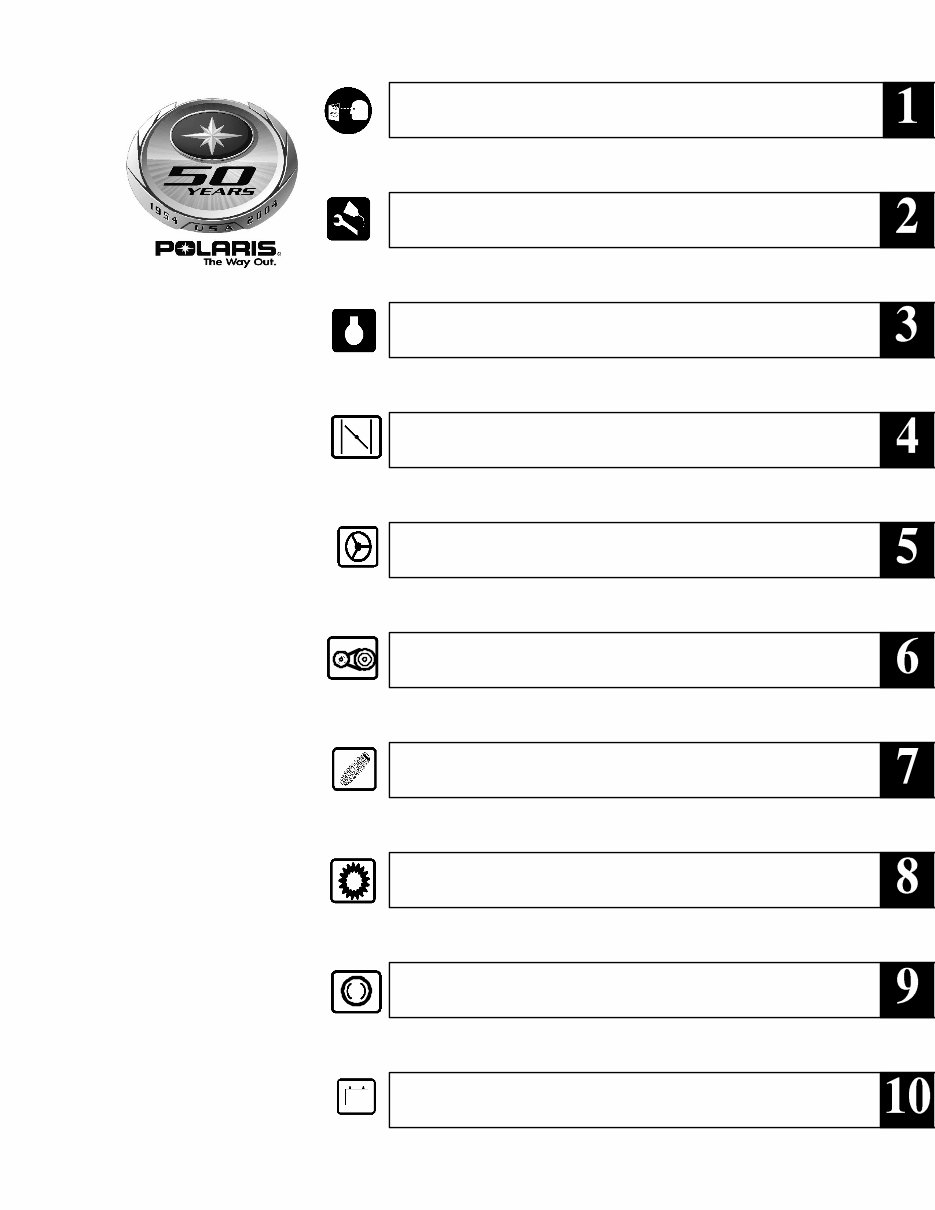  2005 Polaris Sportsman 400/500 ATV Repair manual preview img 4