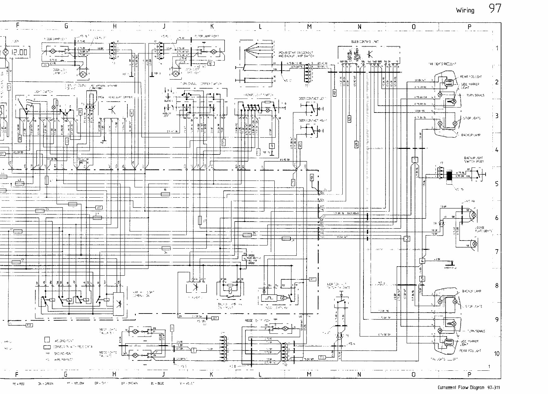 PORSCHE 928 S Model 89 Wiring Diagram preview img 5