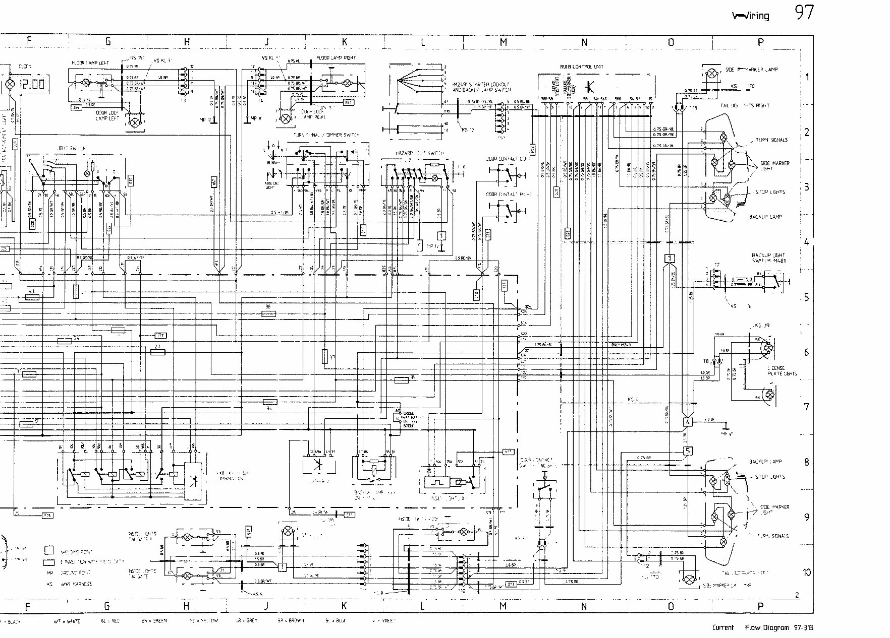 PORSCHE 928 S Model 89 Wiring Diagram preview img 8
