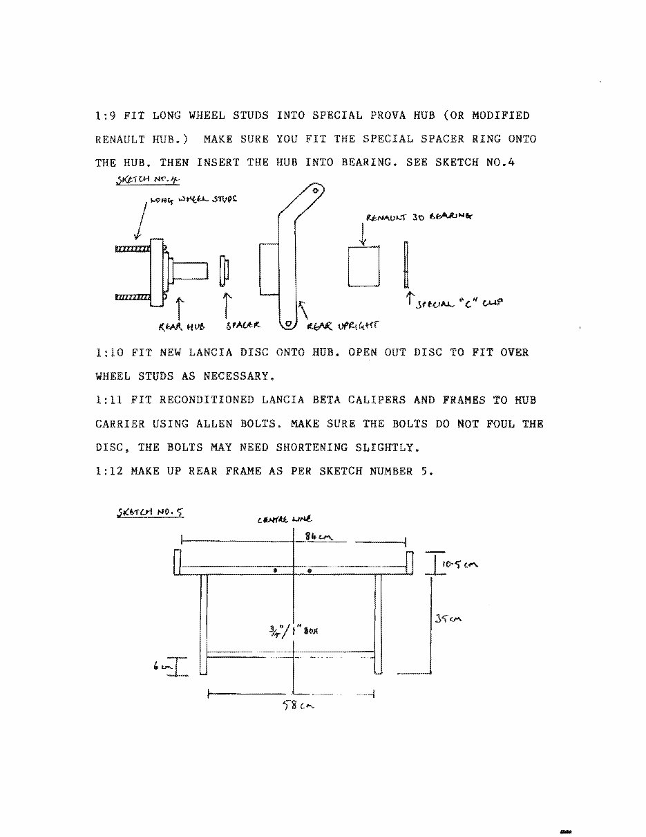 Prova Designs Countach Replica (Kit Car) Assembly Manual preview img 6