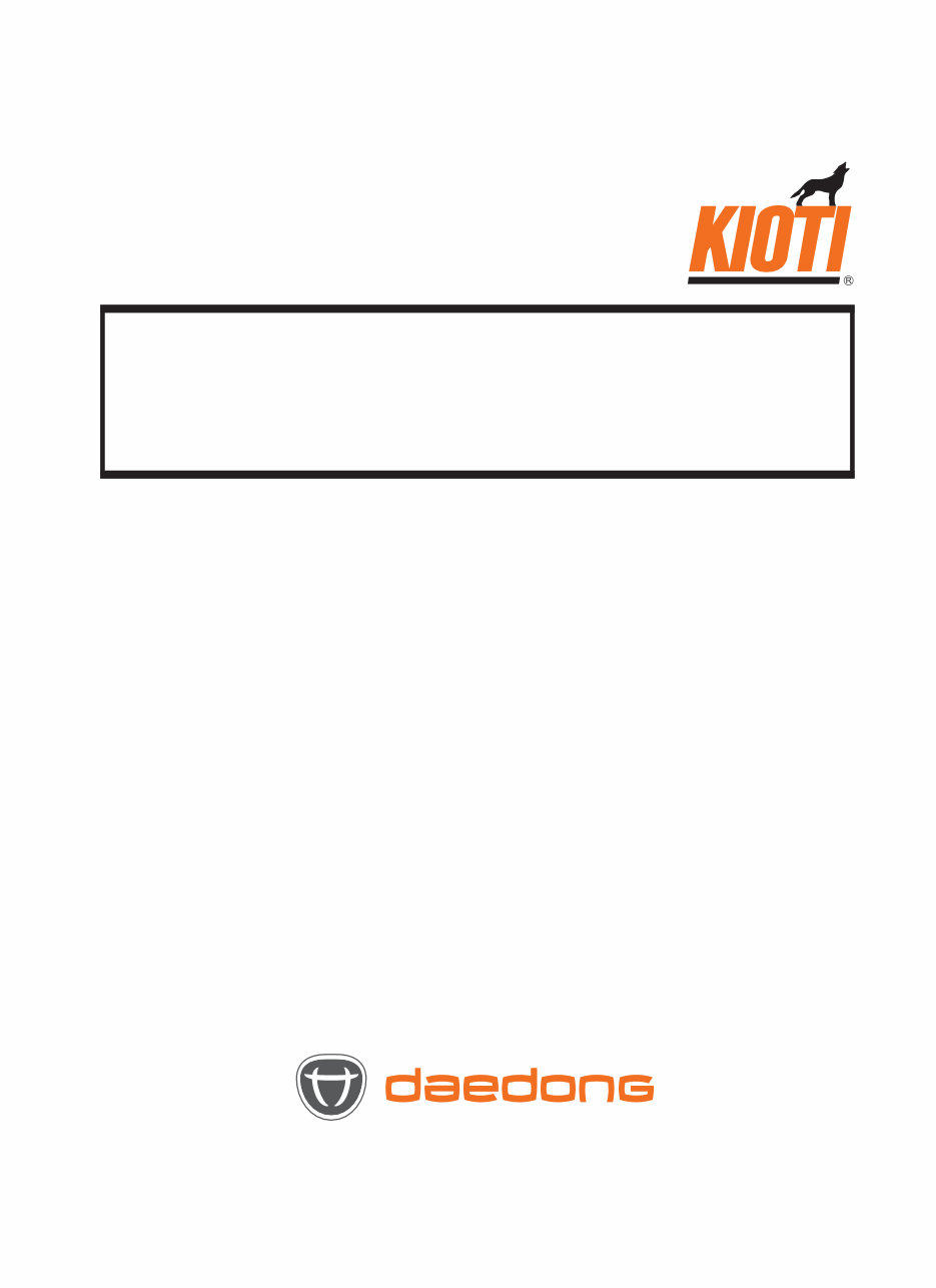 Kioti Daedong CS2410 CS2610 Tractor Complete Workshop Service Repair Manual preview img 1