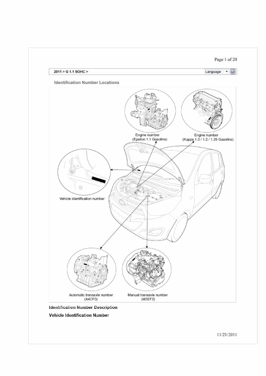 2010-2013 Hyundai i10 Service & Repair Manual preview img 1