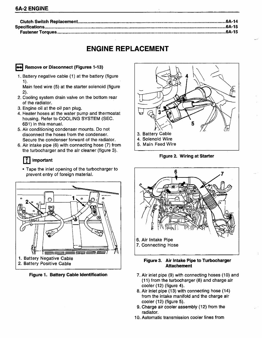 1993 ISUZU NPR GMC W4 CHEVY 4000 4BD2-T Diesel Engine Service Repair Manual preview img 3