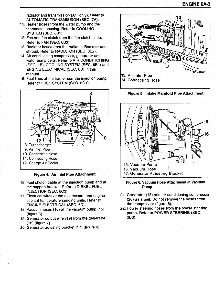 1993 ISUZU NPR GMC W4 CHEVY 4000 4BD2-T Diesel Engine Service Repair Manual preview img 4