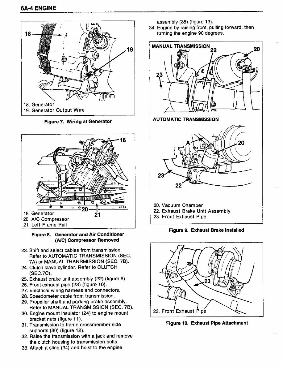 1993 ISUZU NPR GMC W4 CHEVY 4000 4BD2-T Diesel Engine Service Repair Manual preview img 5