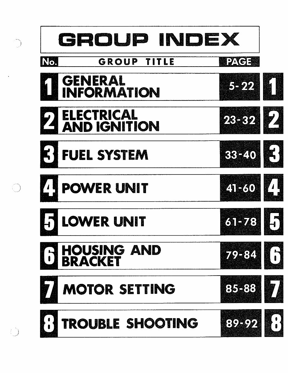 1985-1998 Suzuki DT4 2-Stroke Outboard Repair Manual preview img 1