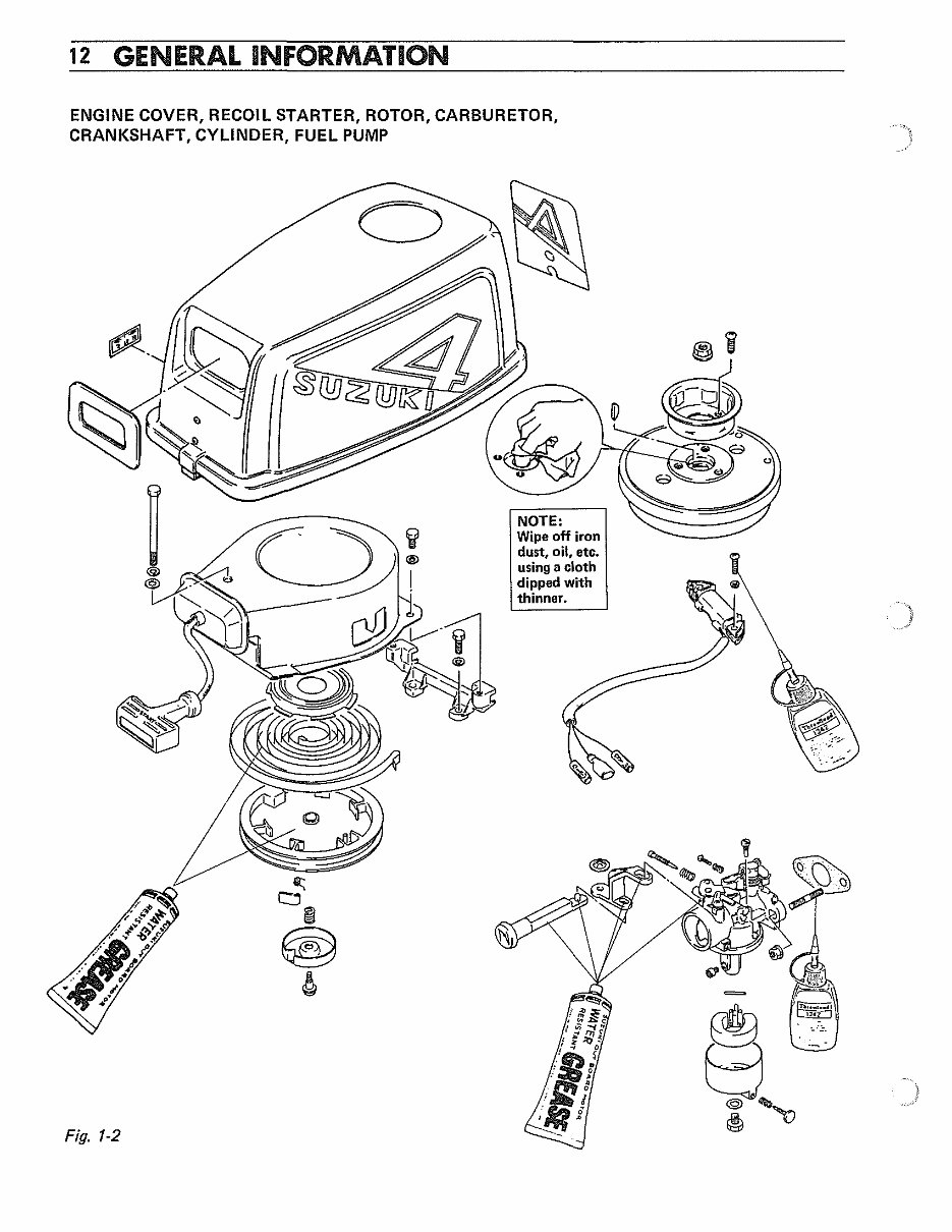 1985-1998 Suzuki DT4 2-Stroke Outboard Repair Manual preview img 10